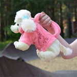 Cute plush puppy bag