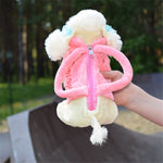 Cute plush puppy bag