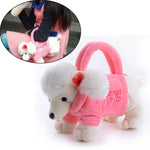 Cute plush puppy bag