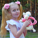 Cute plush puppy bag